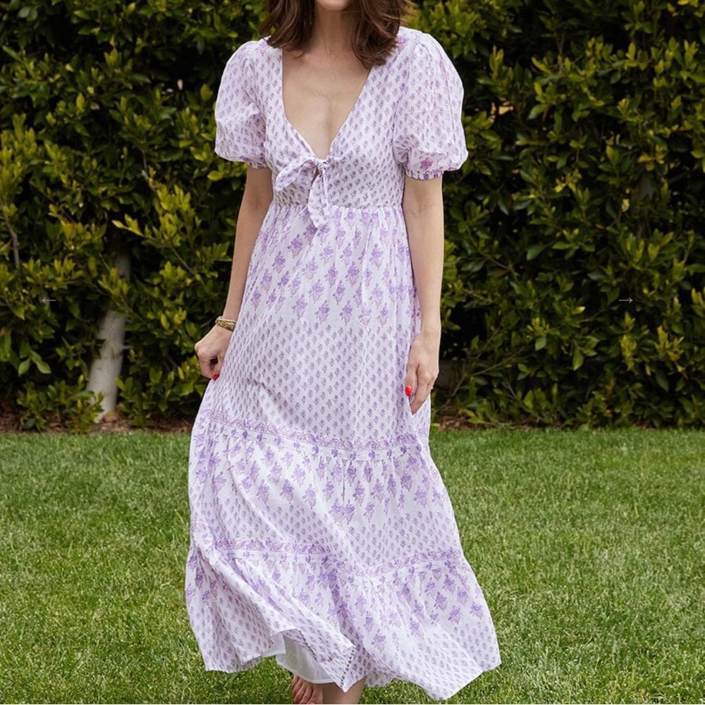 Cleobella Maria Ankle Dress | Ditzy Rose